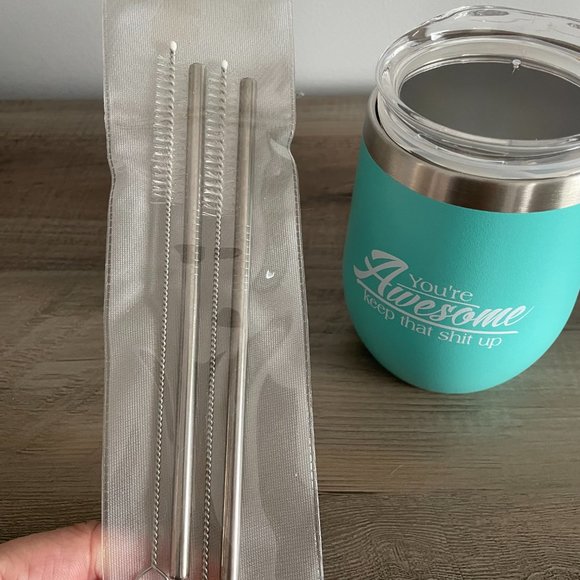 2 Pack Wine Tumbler "You're Awesome" - Picture 5 of 6